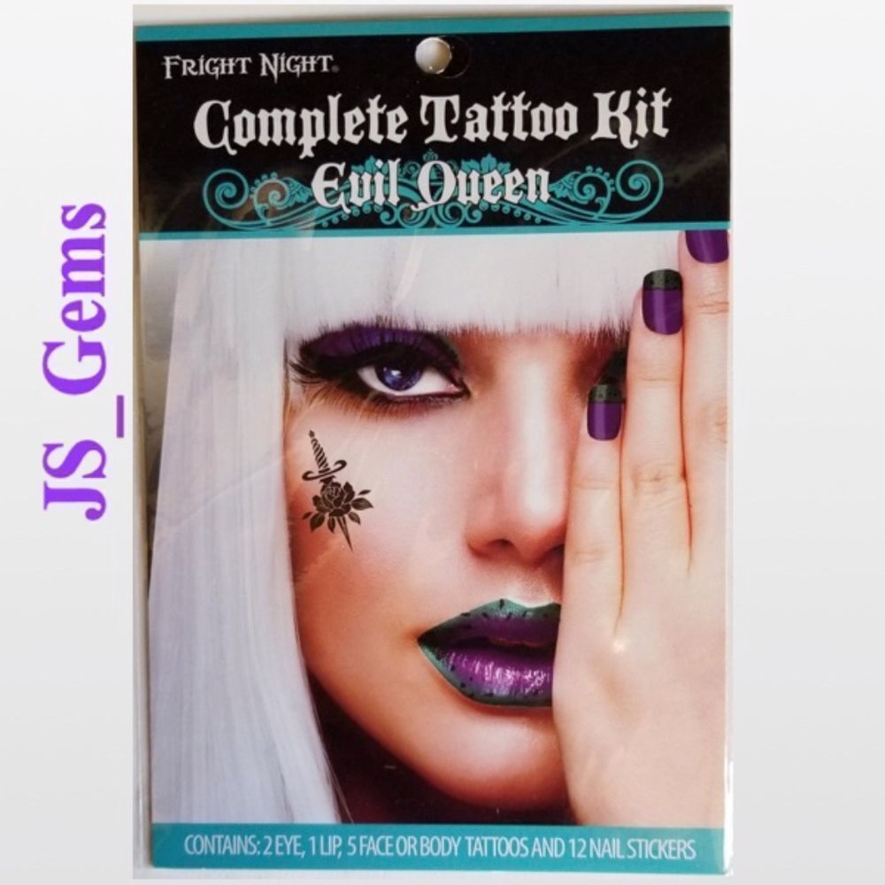 New Queen Make Up Face Tattoo Kit